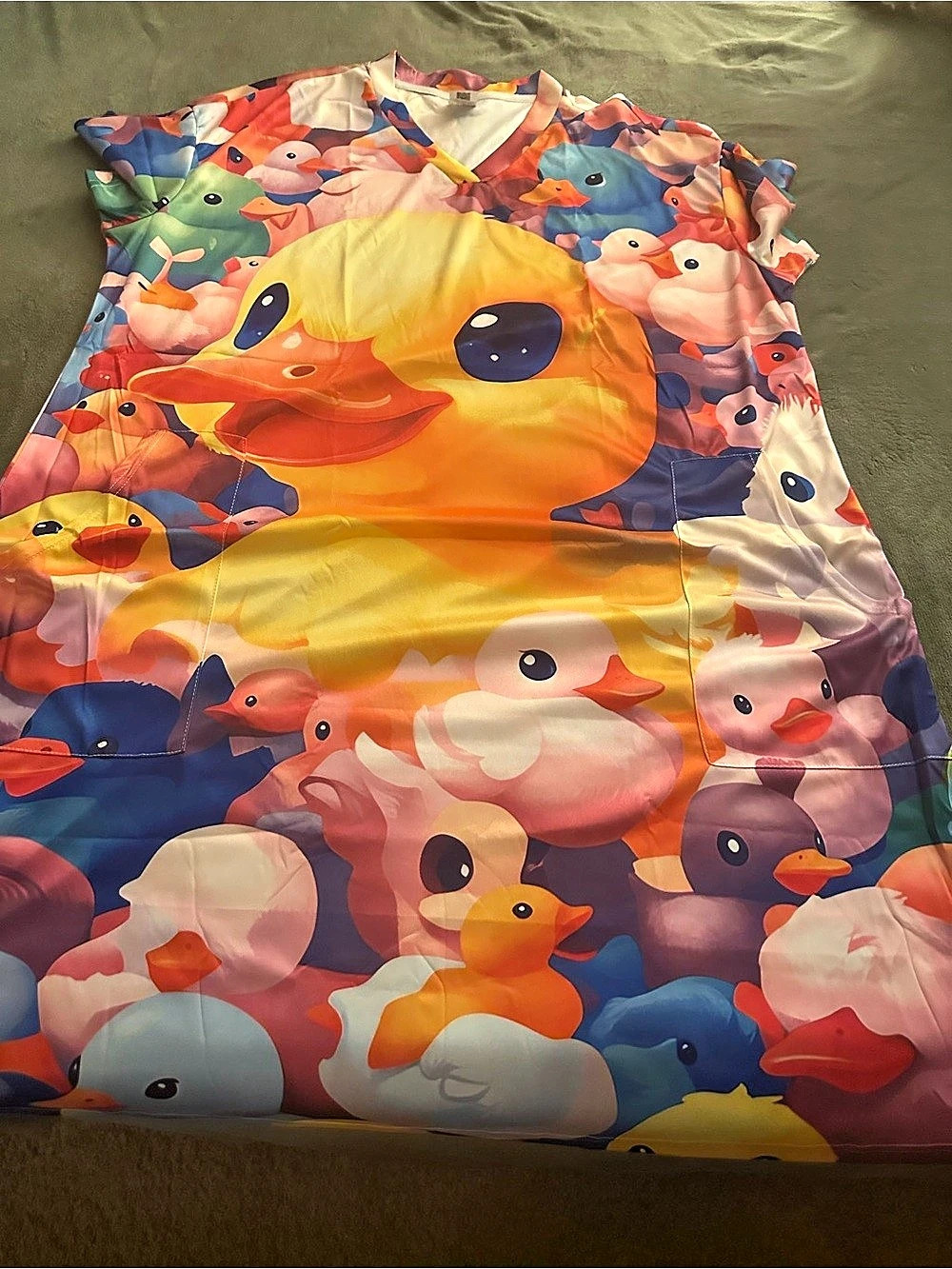 Duck Print  Dress